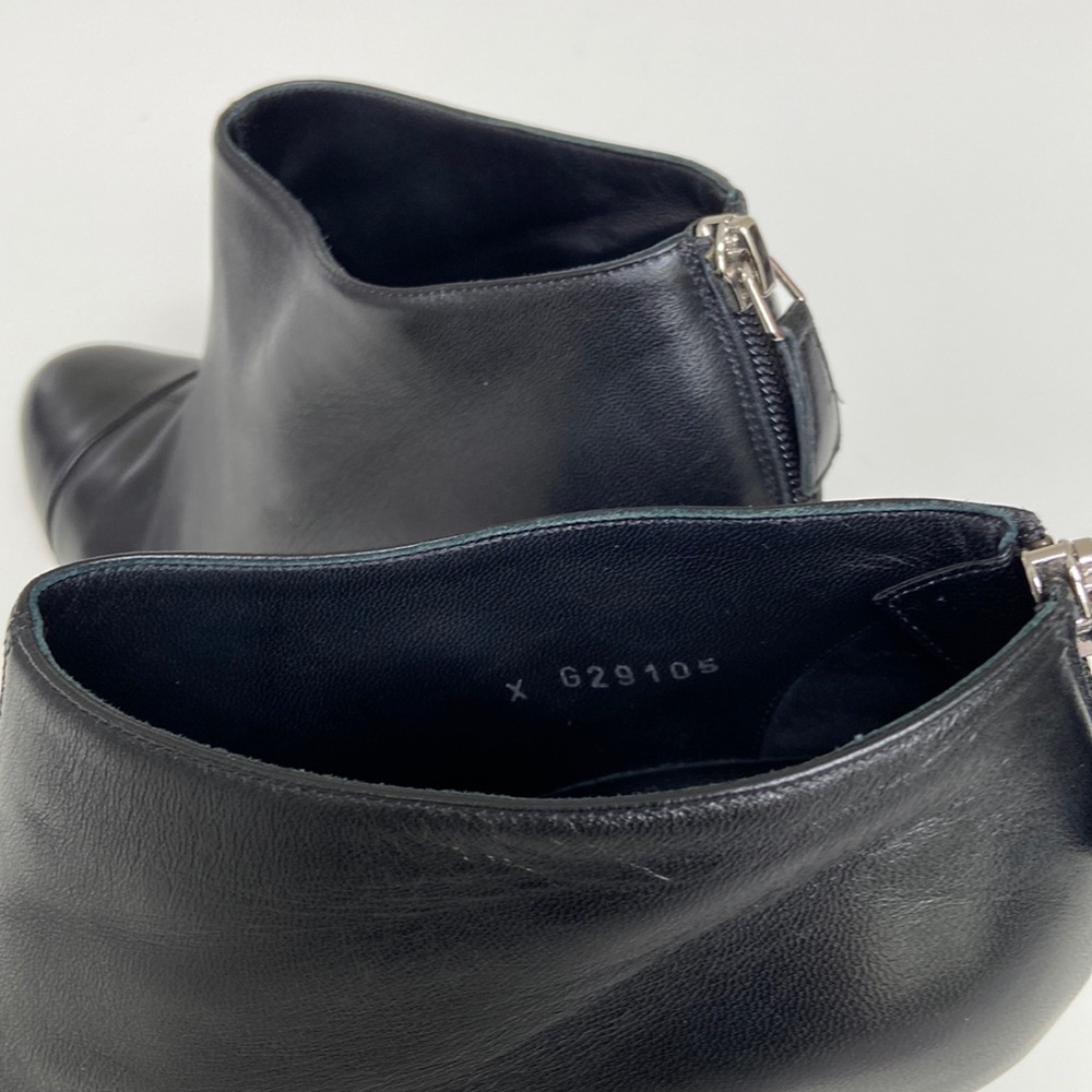 Chanel Lambskin Booties with Grosgrain heel - Picture 7 of 10